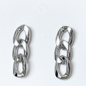 NEW | chain links drop dangle earrings